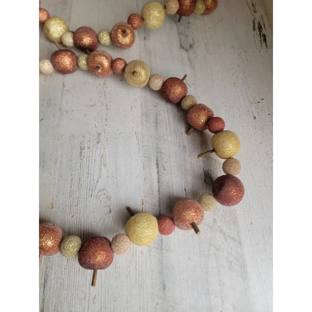 Unique apple garland Thanksgiving fall hanging wall home decor fruit string